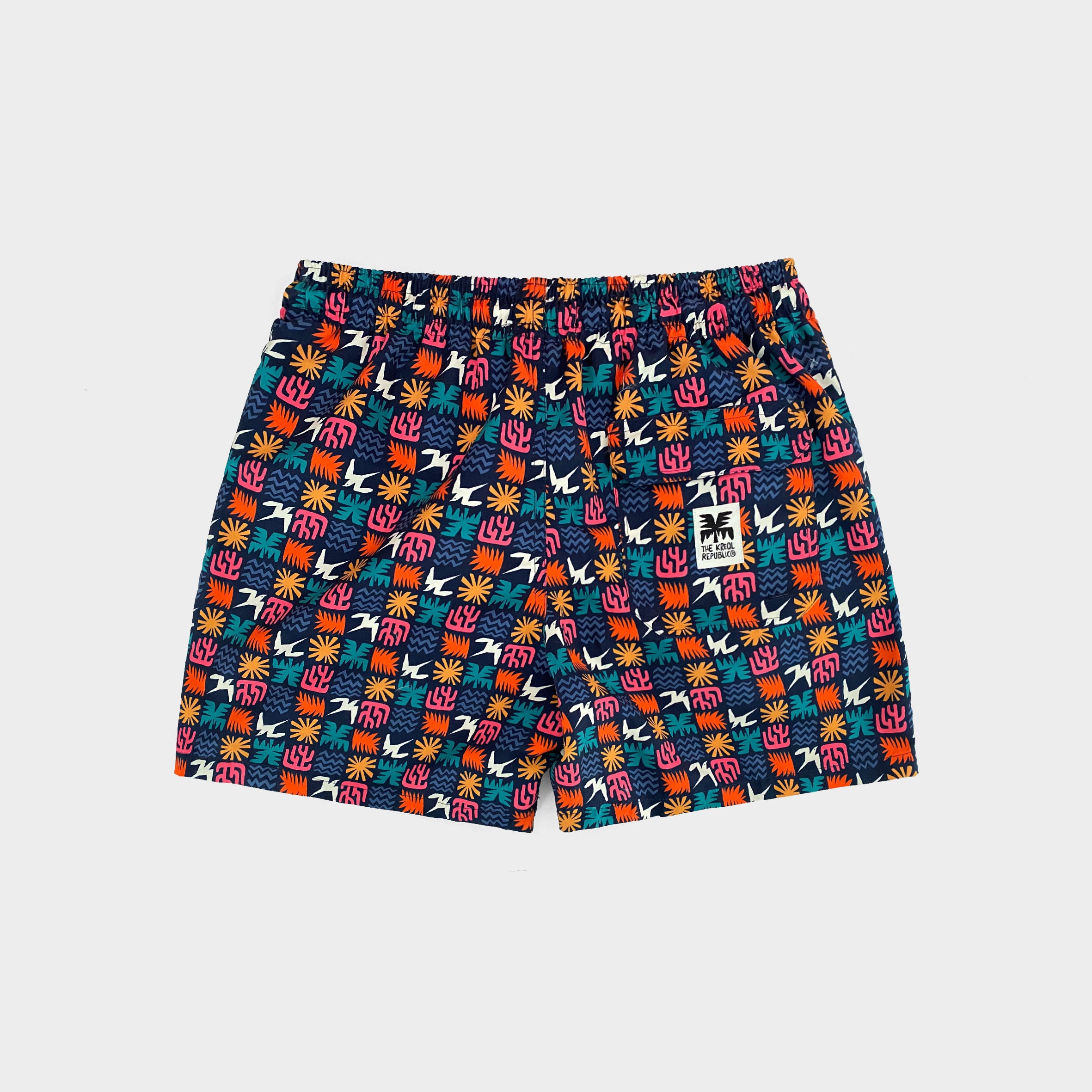 Classic Short Adult TROPICAL SQUARES