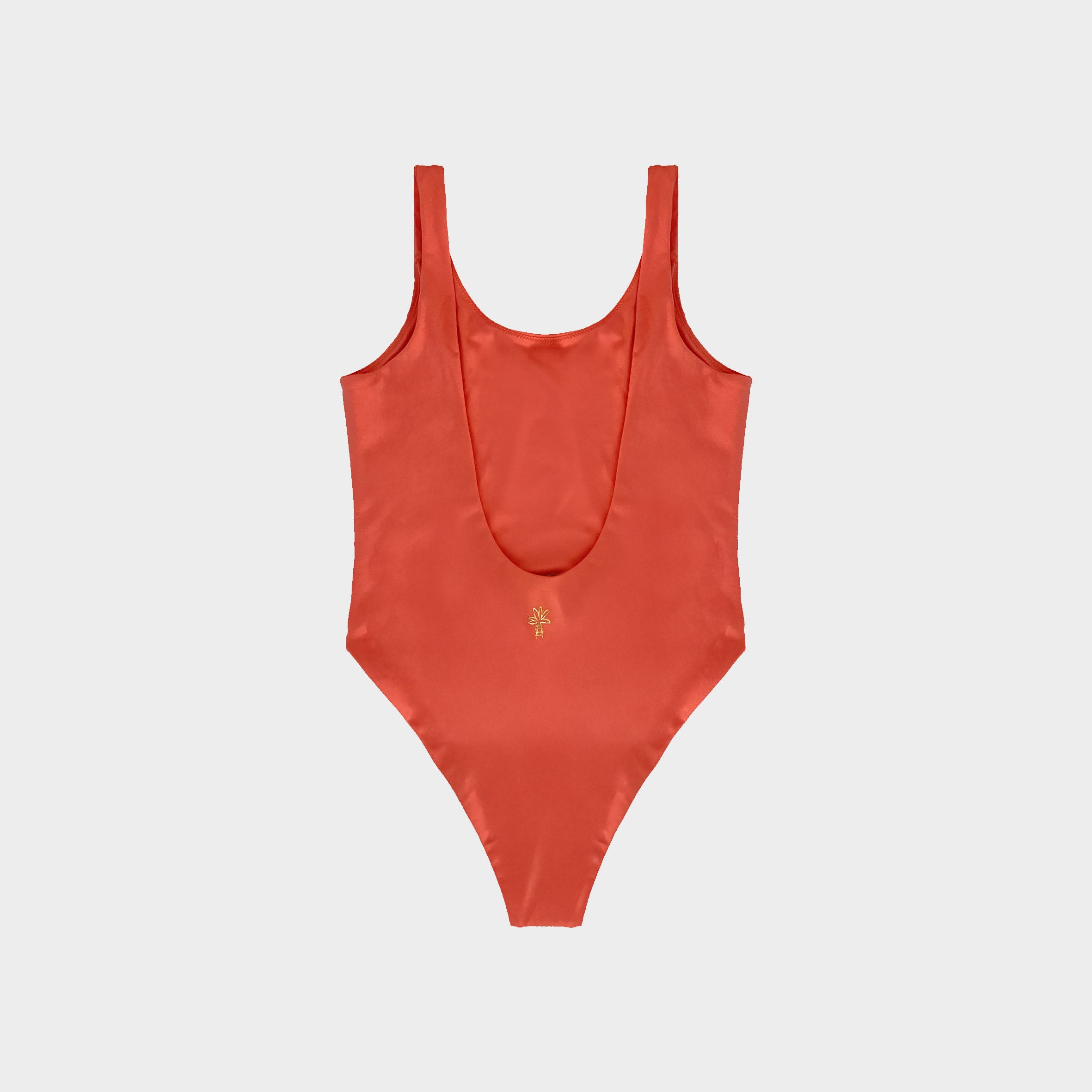 Round Neck Swimsuit Woman PALM