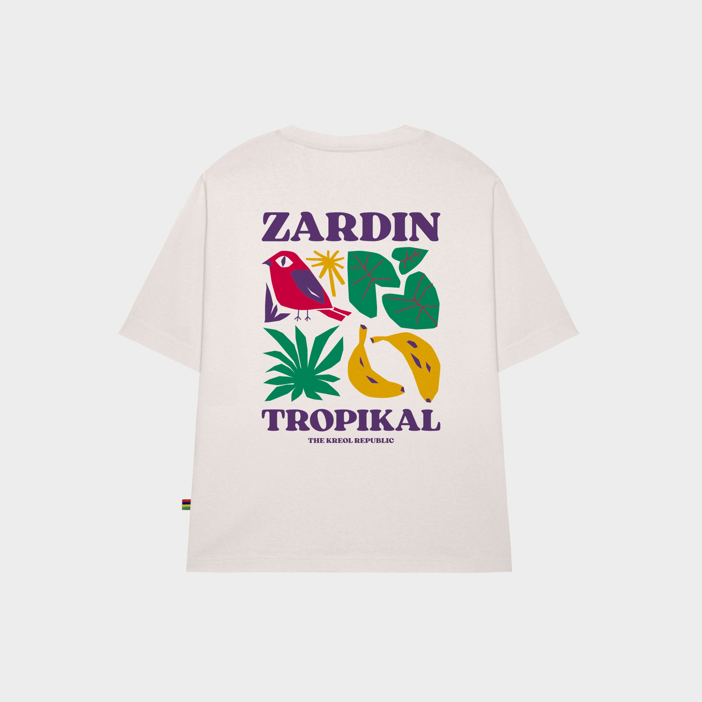 Tee-Shirt Kid Oversized ZARDIN TROPIKAL KARDINAL