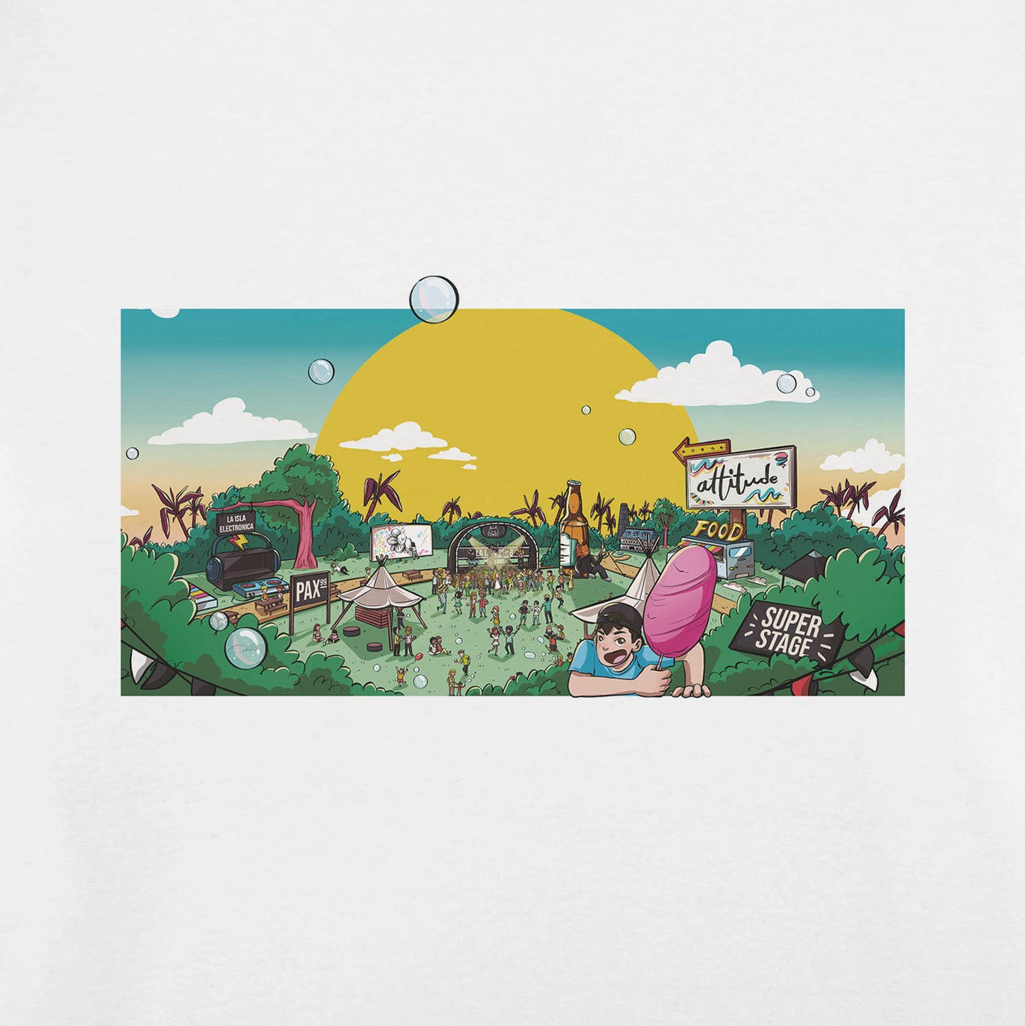 Tee-Shirt LA ISLA 2023 LINEUP