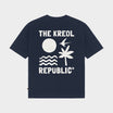 Tee-Shirt Man Oversized BLUE SUNSET