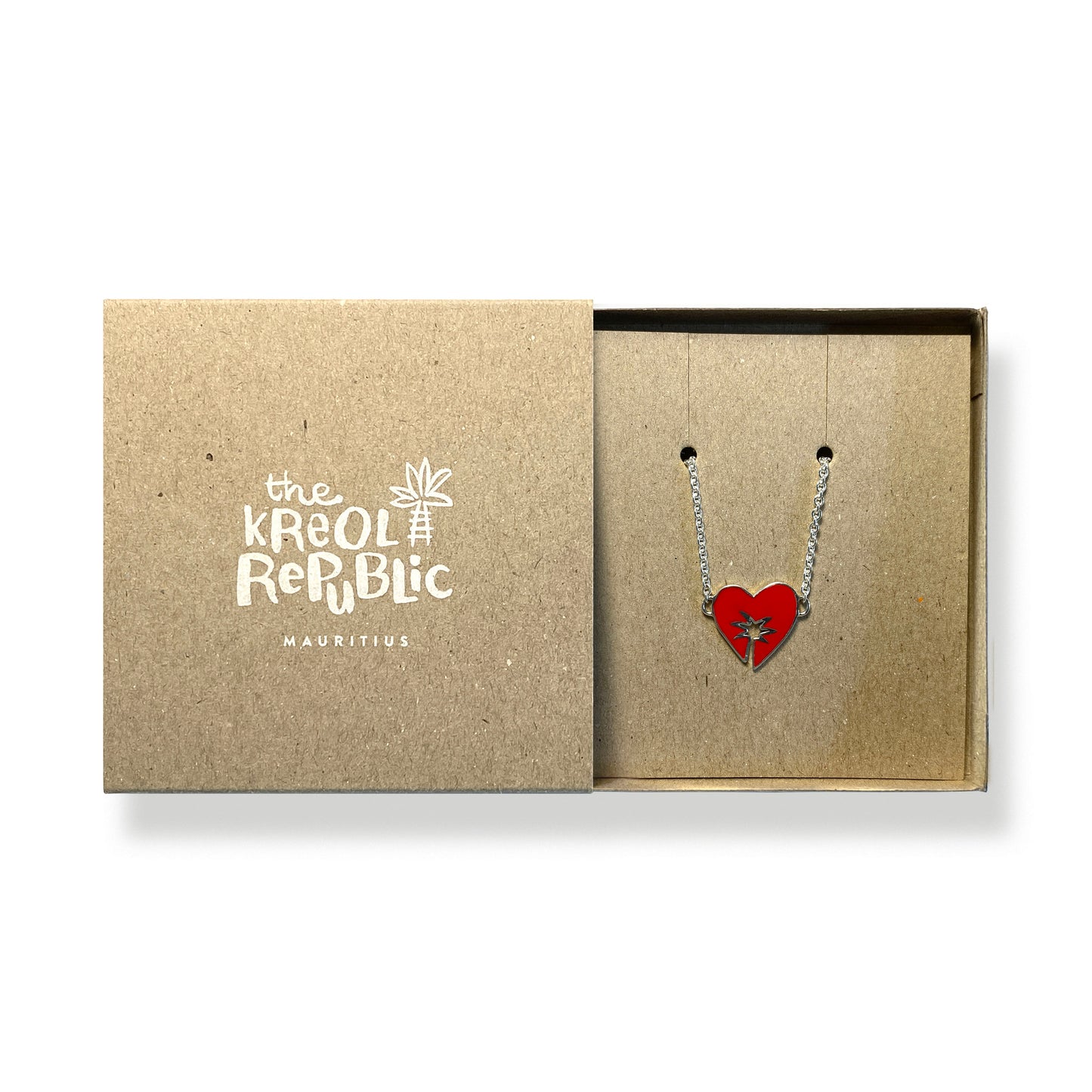 Necklace HEART PALM