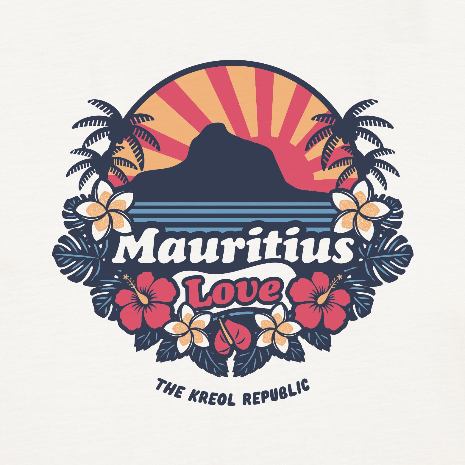 Maxi Beach Bag MAURITIUS LOVE