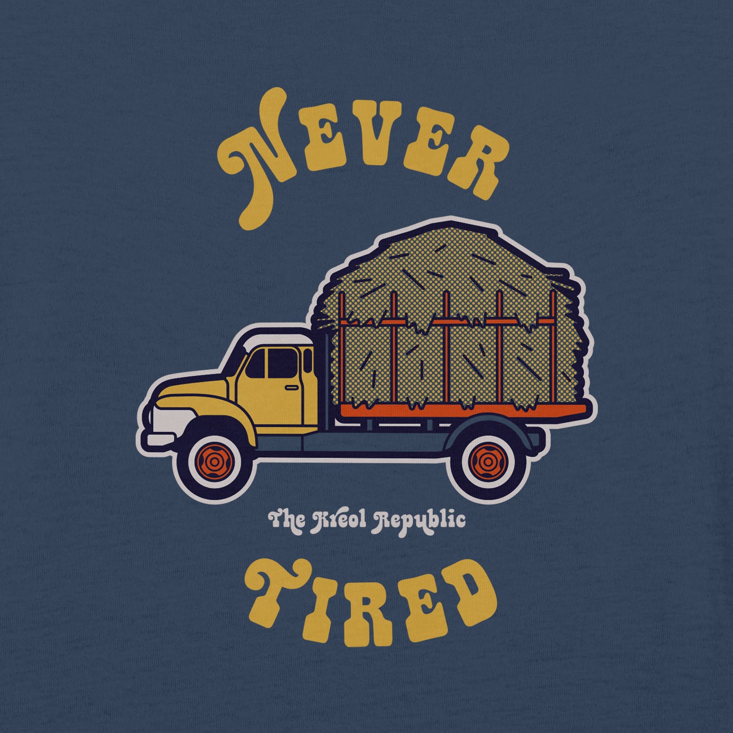 Tee-Shirt Kid NEVER TIRED