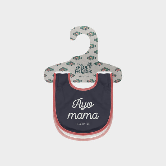 Pack 2 Baby Bibs + Eco Hanger