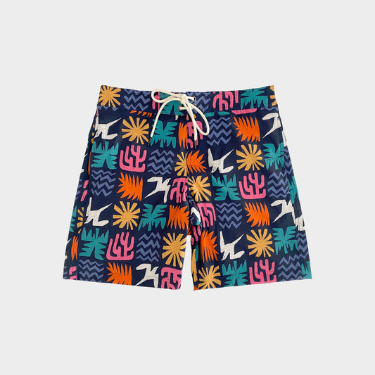 Boardshort Adult TROPICAL SQUARES