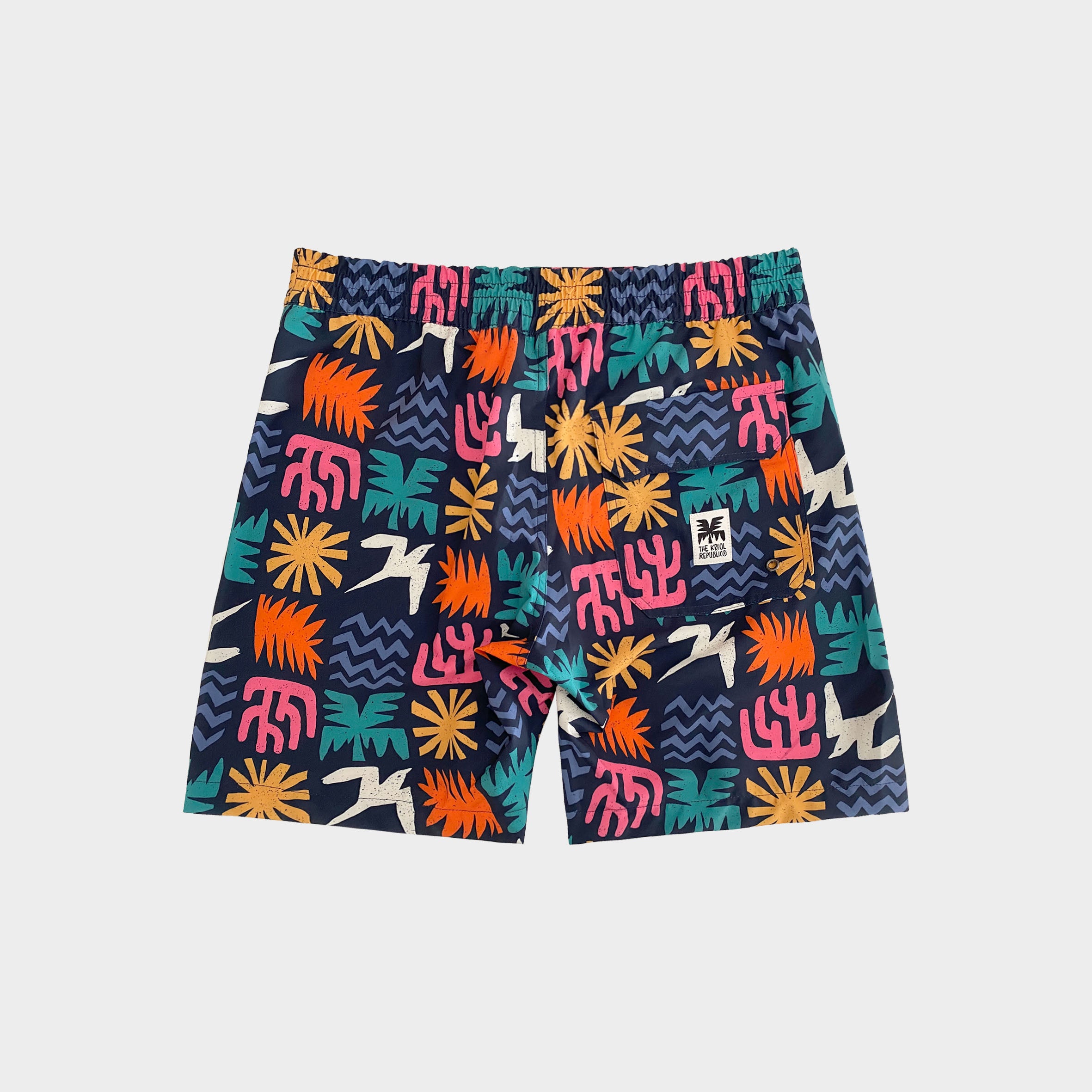 Boardshort Adult TROPICAL SQUARES