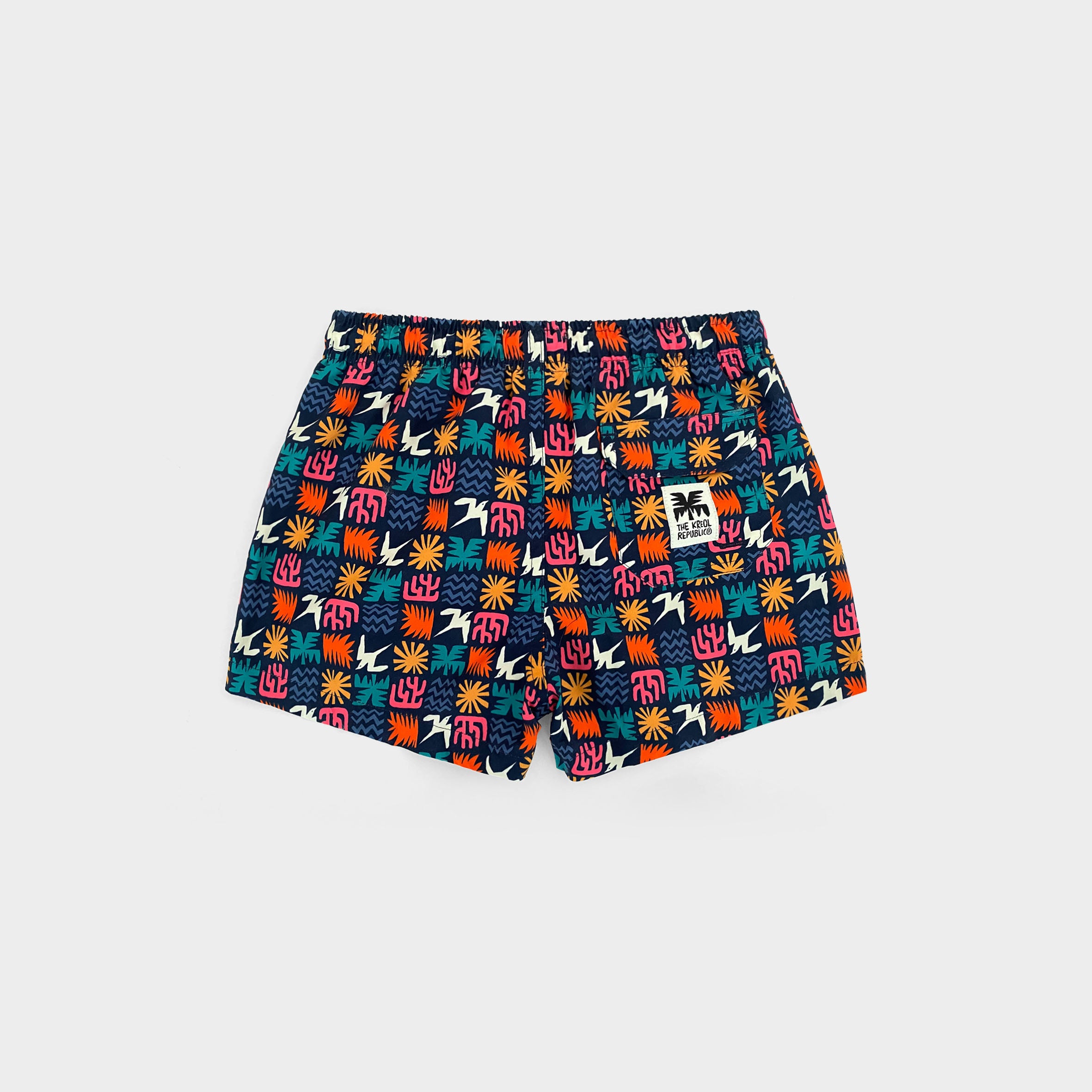 Classic Short Kid TROPICAL SQUARES