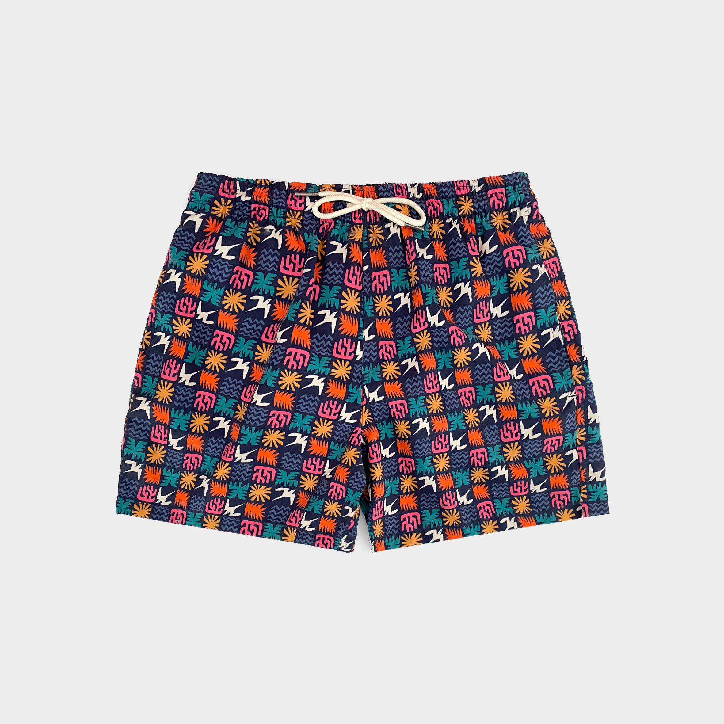 Classic Short Adult TROPICAL SQUARES