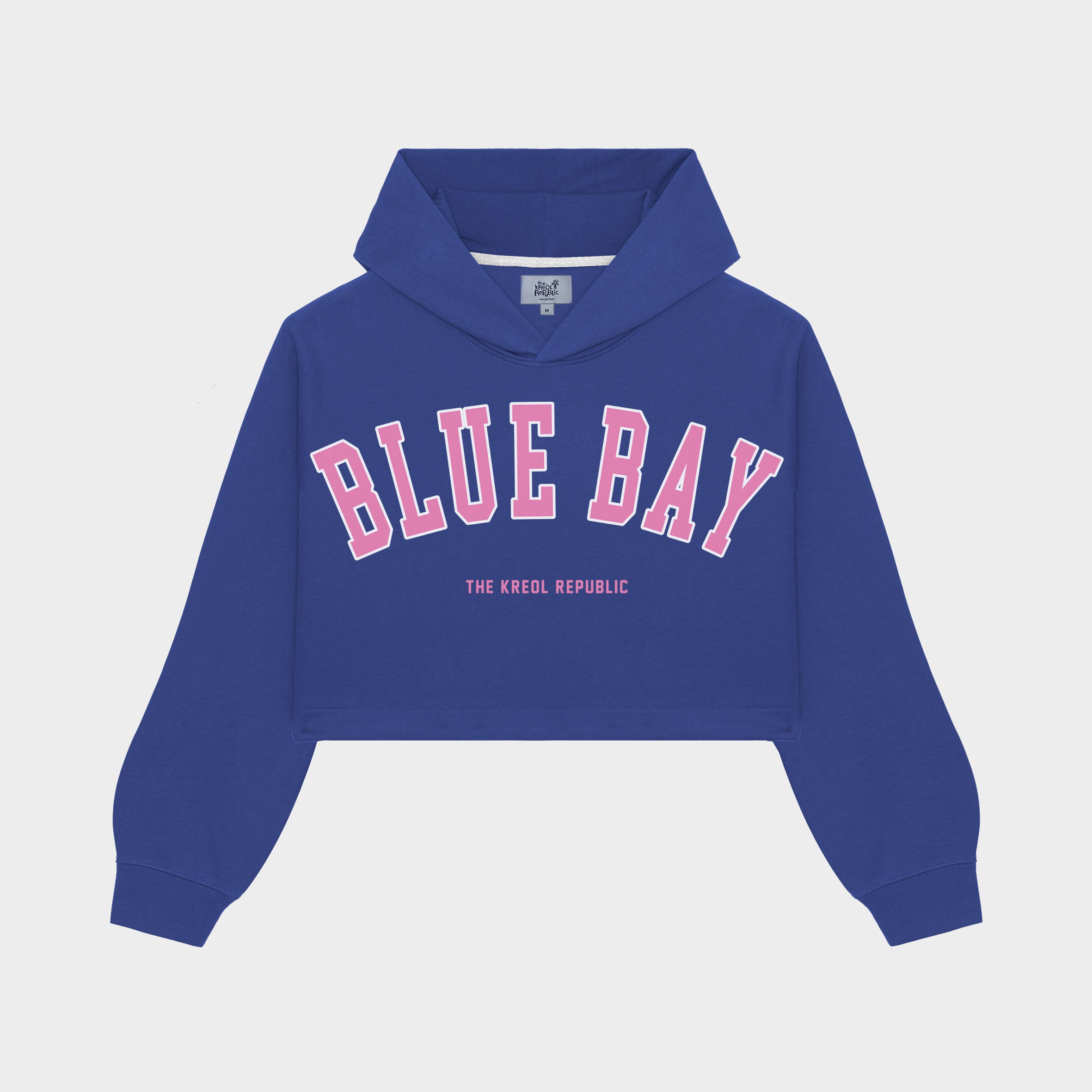 Hoodie Crop Woman BLUE BAY