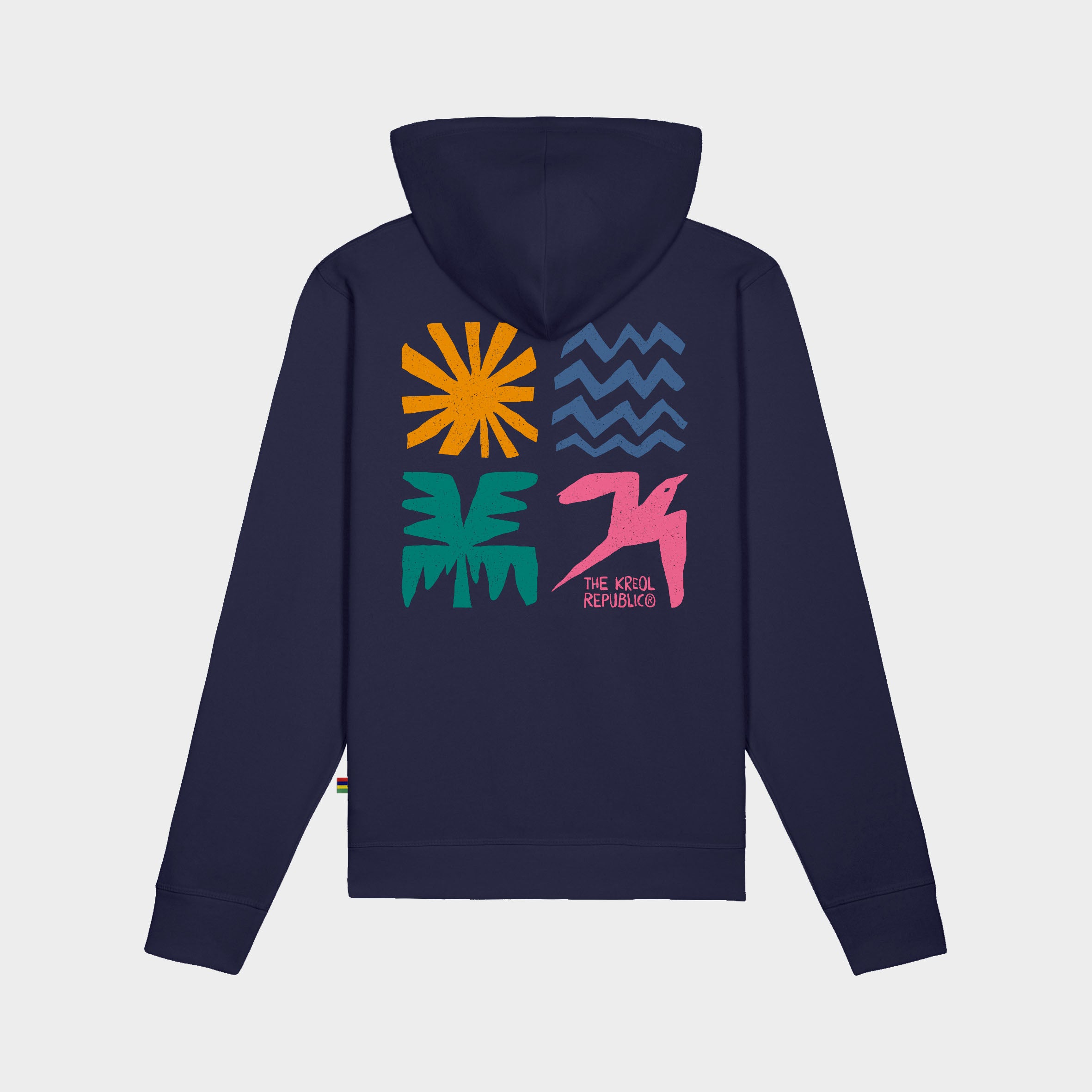 Hoodie Unisex TROPICAL SQUARES
