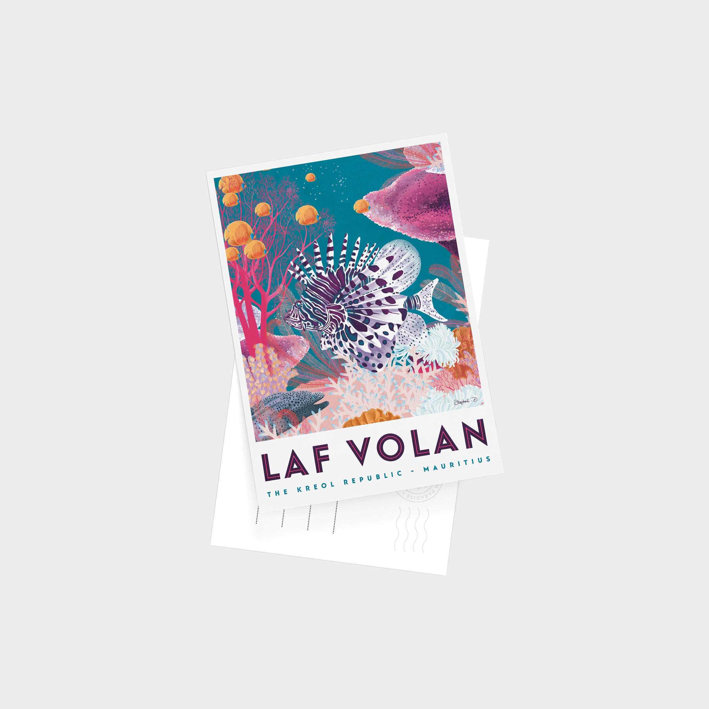 Postcard LAF VOLAN