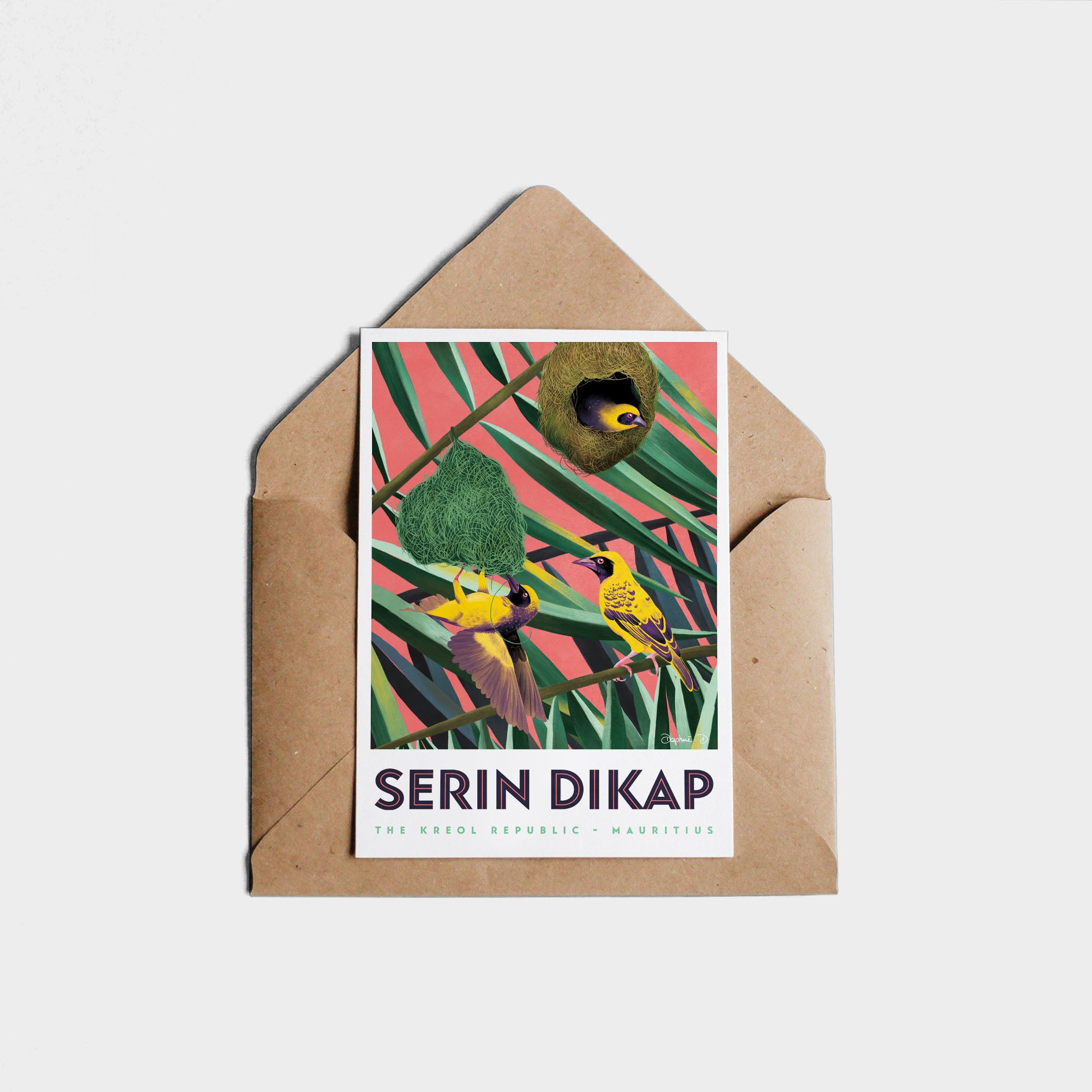 Postcard SERIN DIKAP