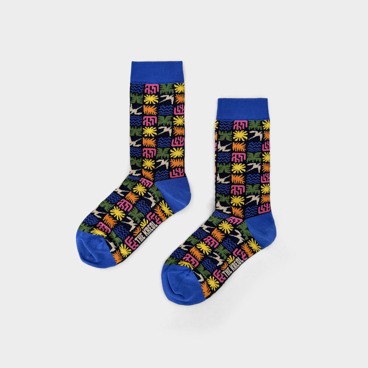 Socks Unisex TROPICAL SQUARES