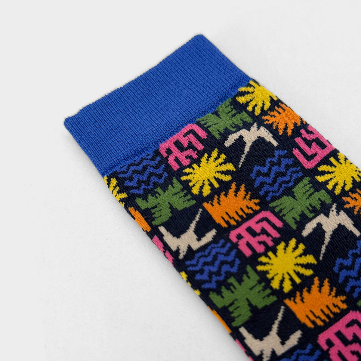 Socks Unisex TROPICAL SQUARES