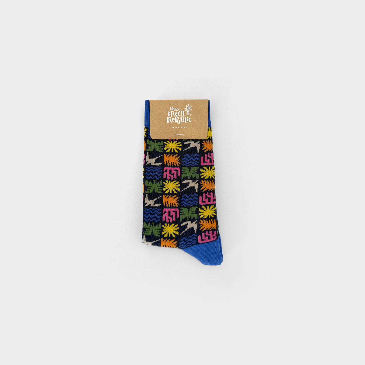 Socks Unisex TROPICAL SQUARES
