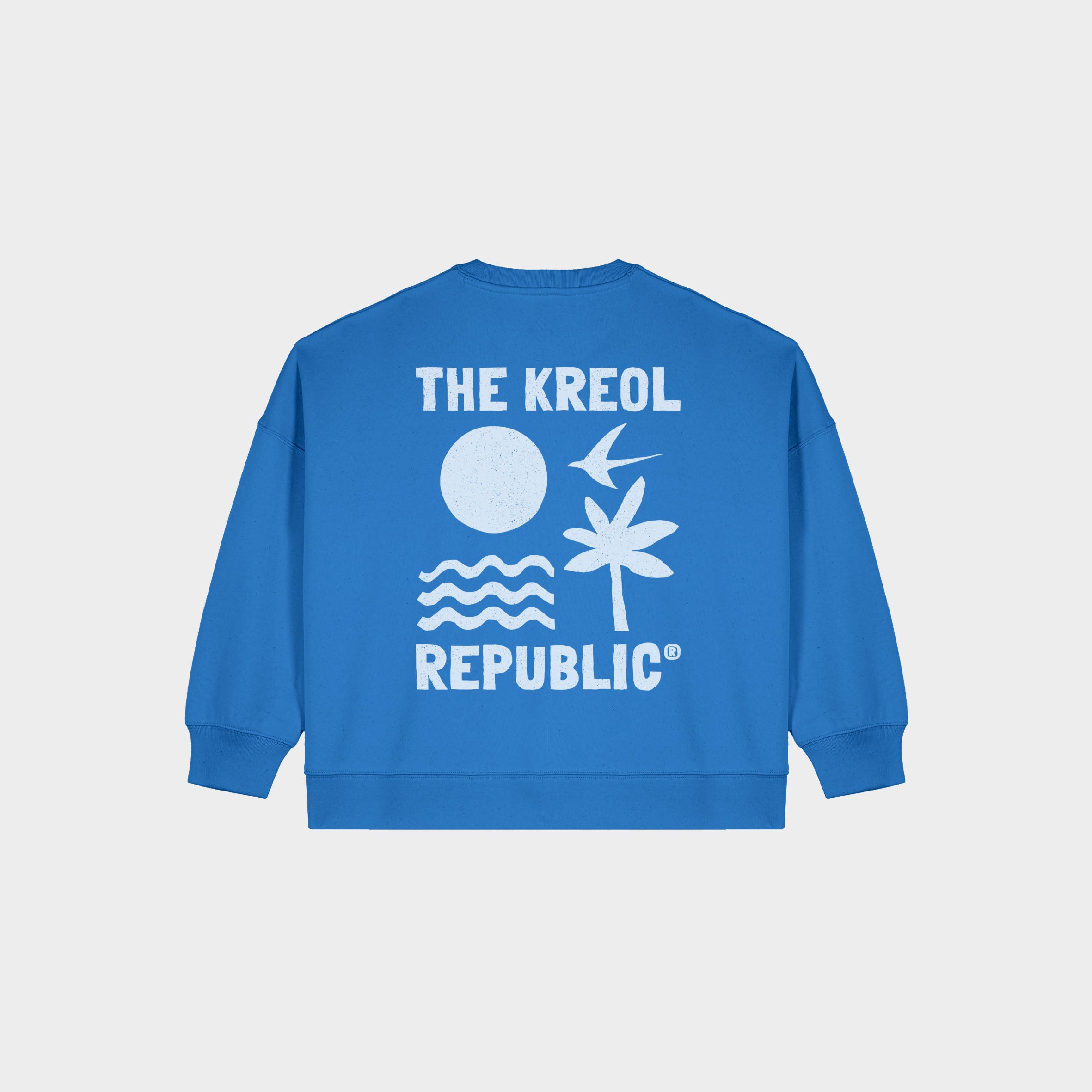 Sweat-Shirt Woman Boxy BLUE SUNSET