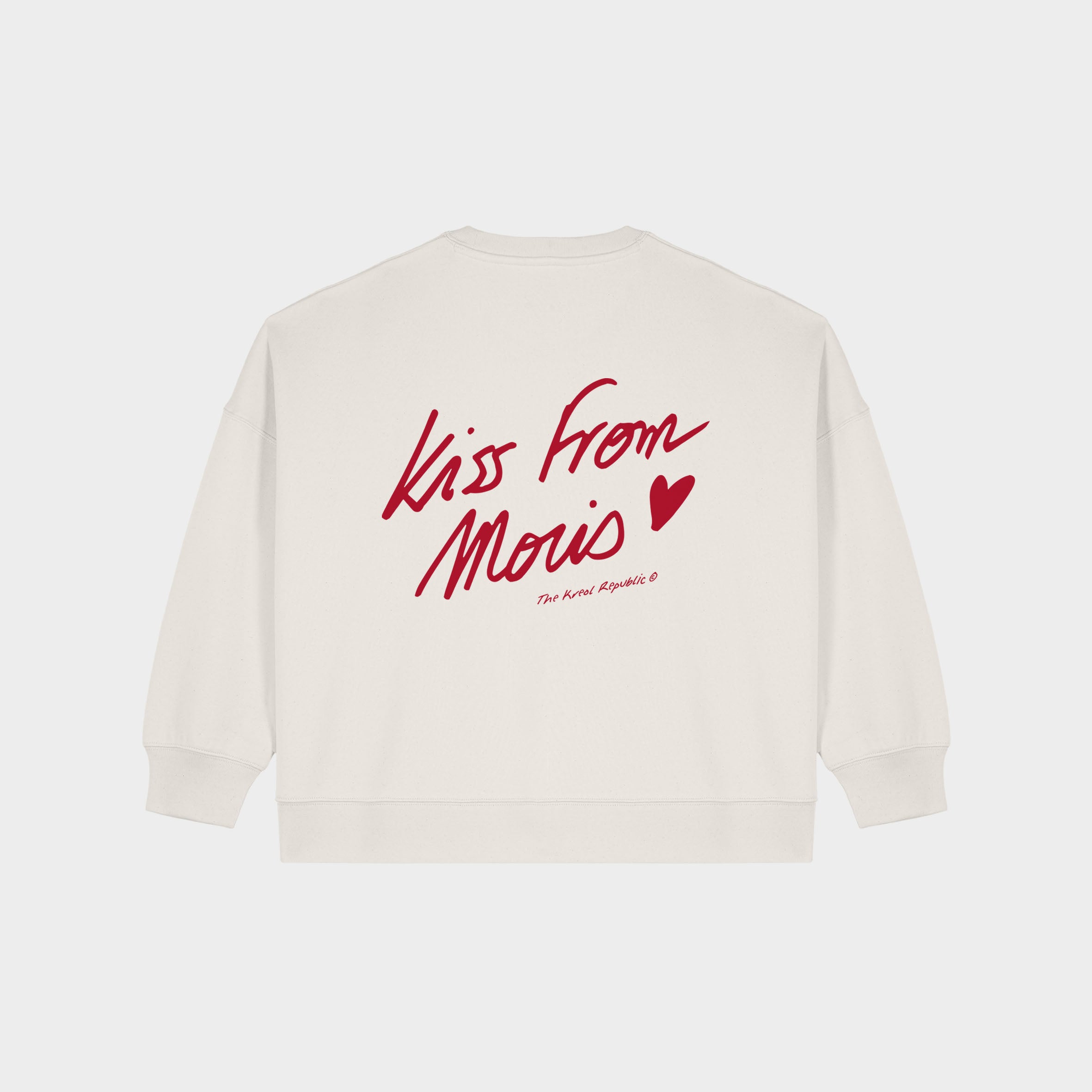 Sweat-Shirt Woman Boxy KISS FROM MORIS