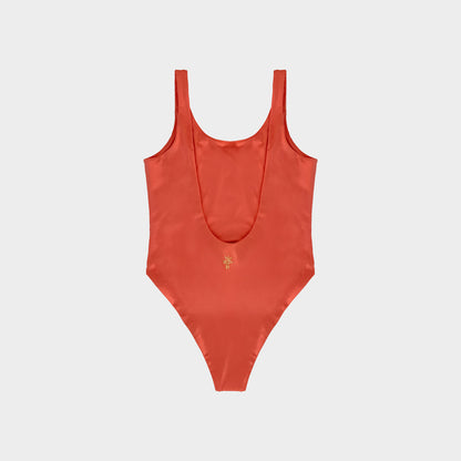 Round Neck Swimsuit Woman PALM