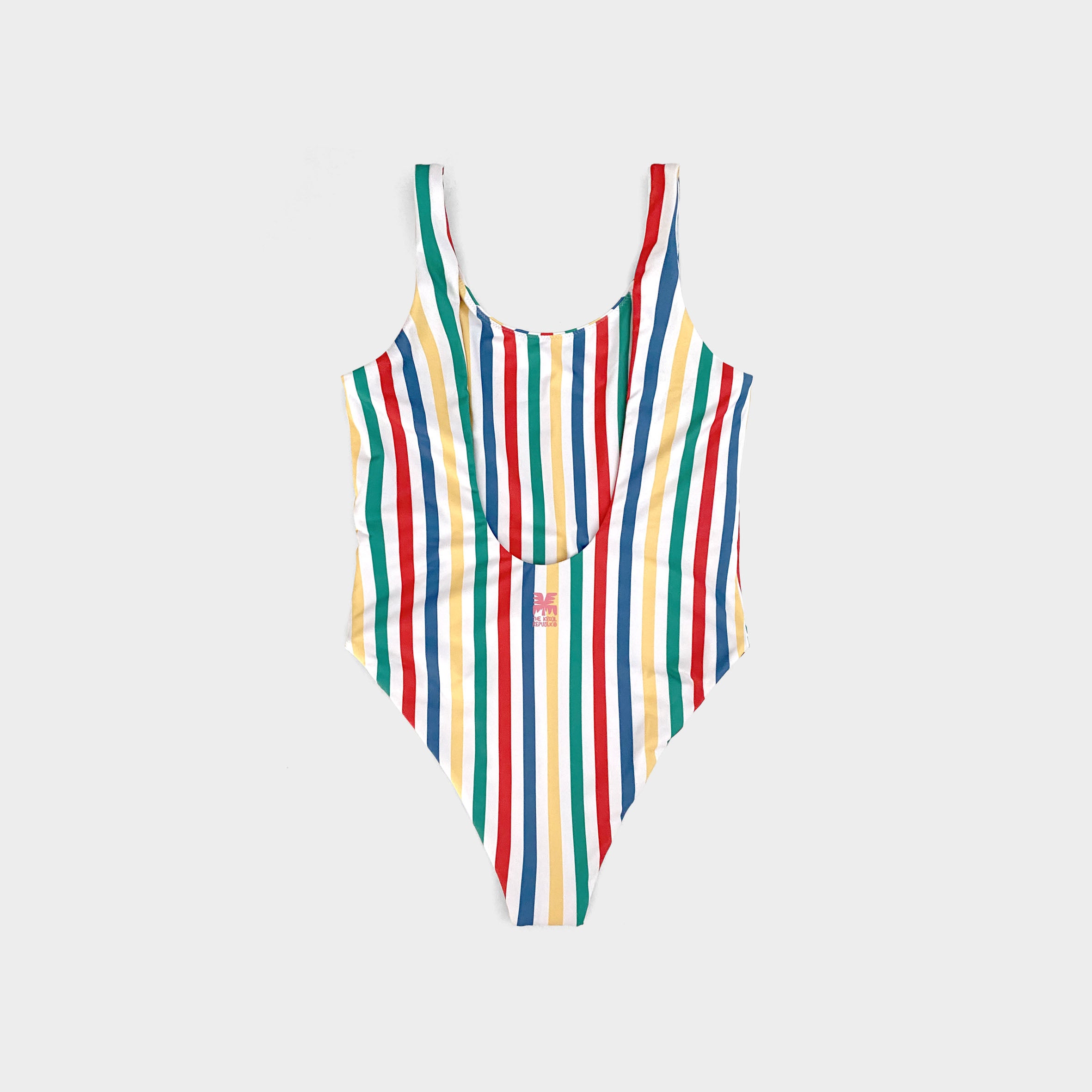 Round Neck Swimsuit Woman MORIS STRIPES