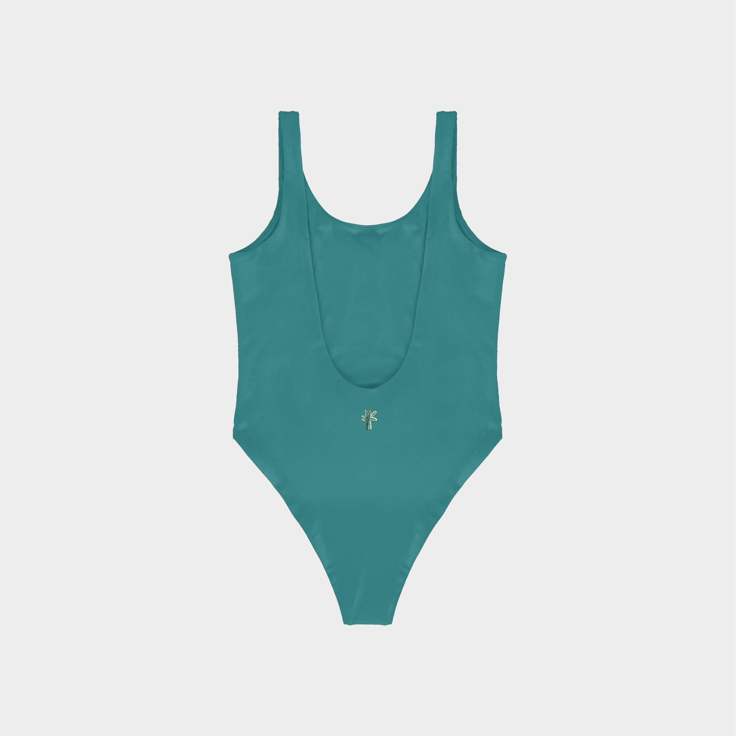Round Neck Swimsuit Woman PALM