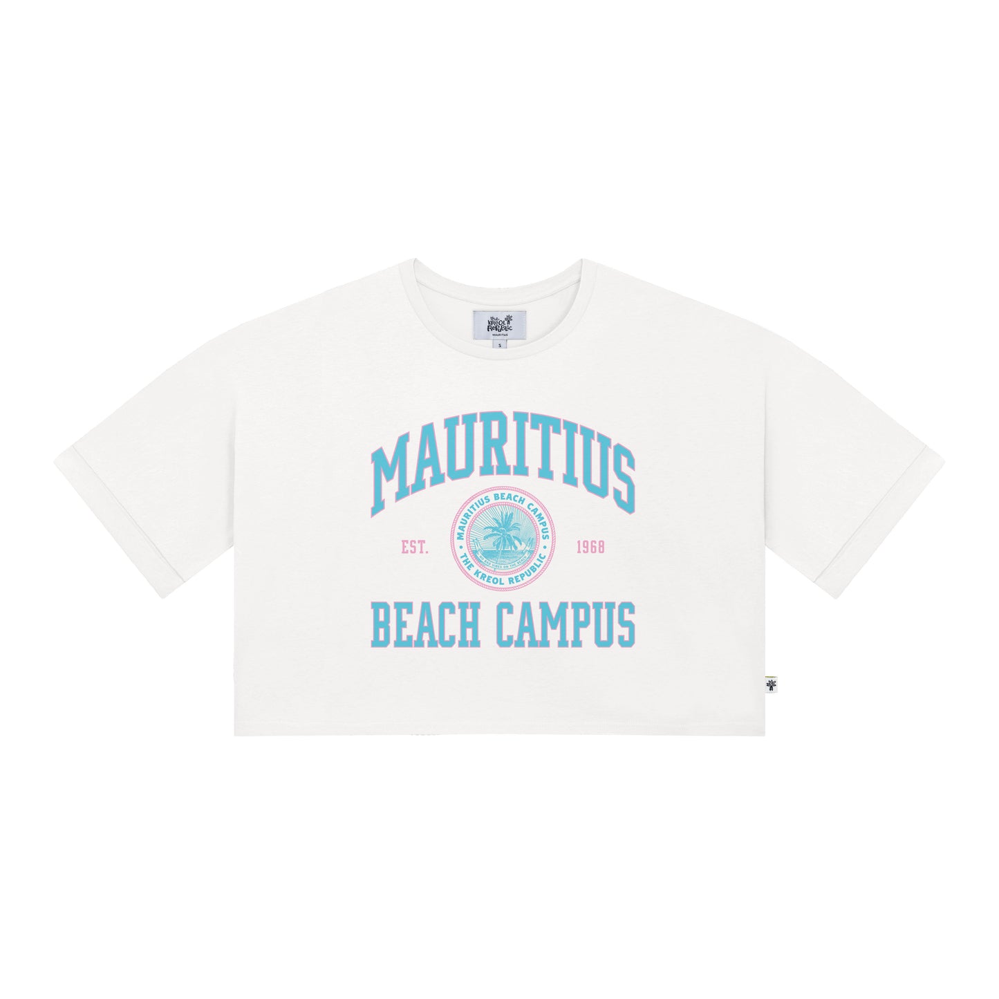 Tee-Shirt Crop Girl BEACH CAMPUS