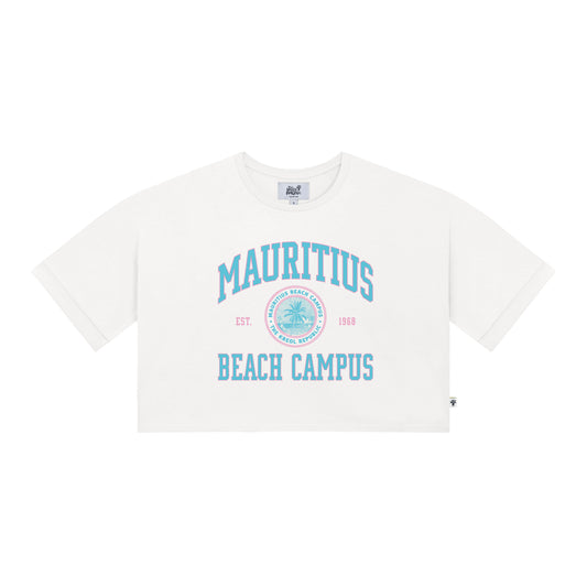 Tee-Shirt Crop Girl BEACH CAMPUS