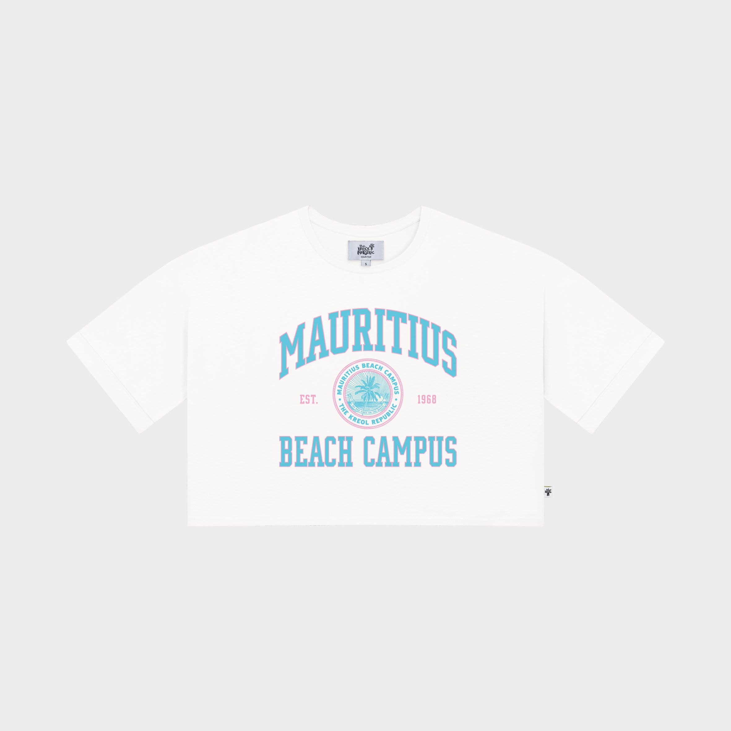 Tee-Shirt Crop Woman BEACH CAMPUS