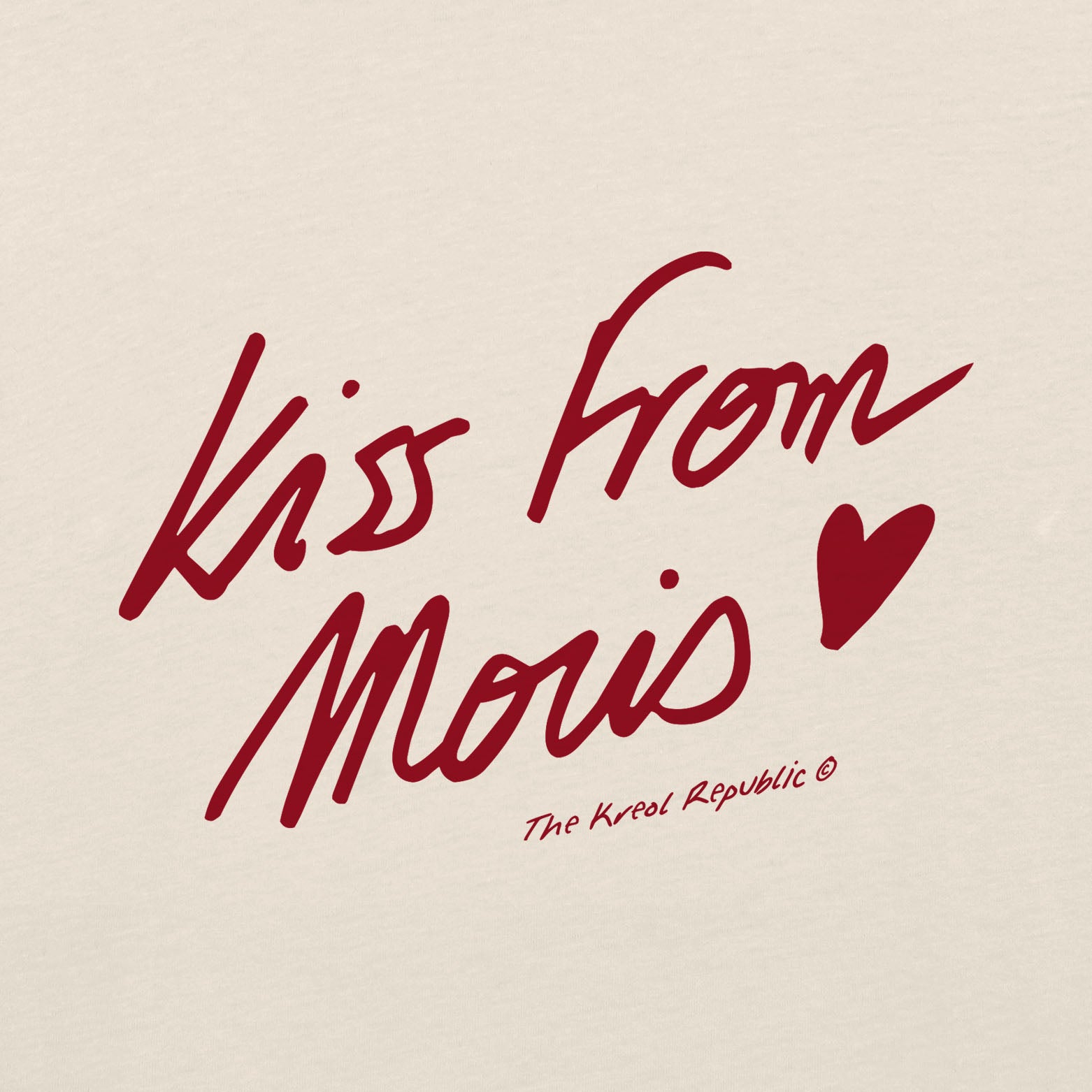 Tee-Shirt Woman KISS FROM MORIS