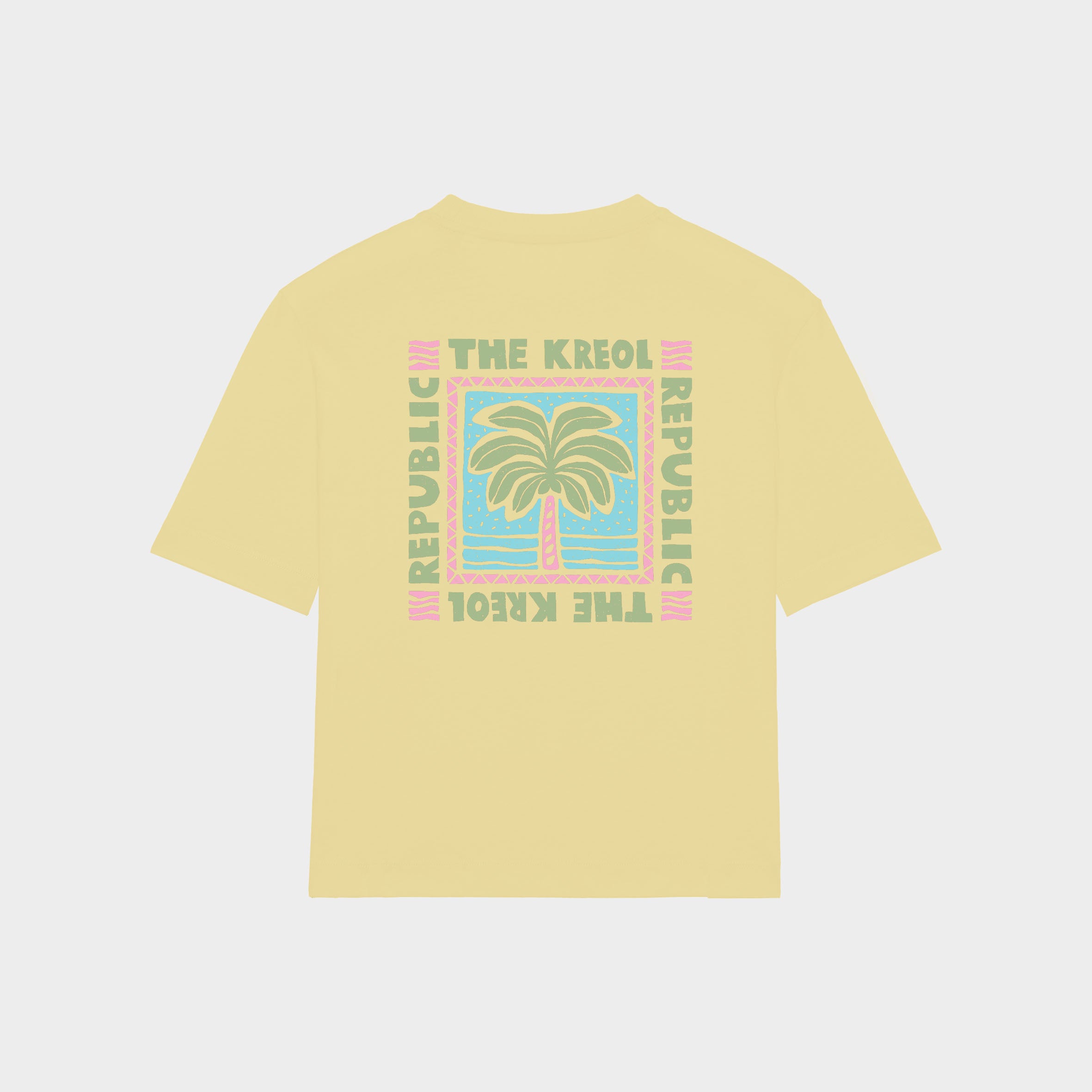 Tee-Shirt Woman PALM TREE SQUARE