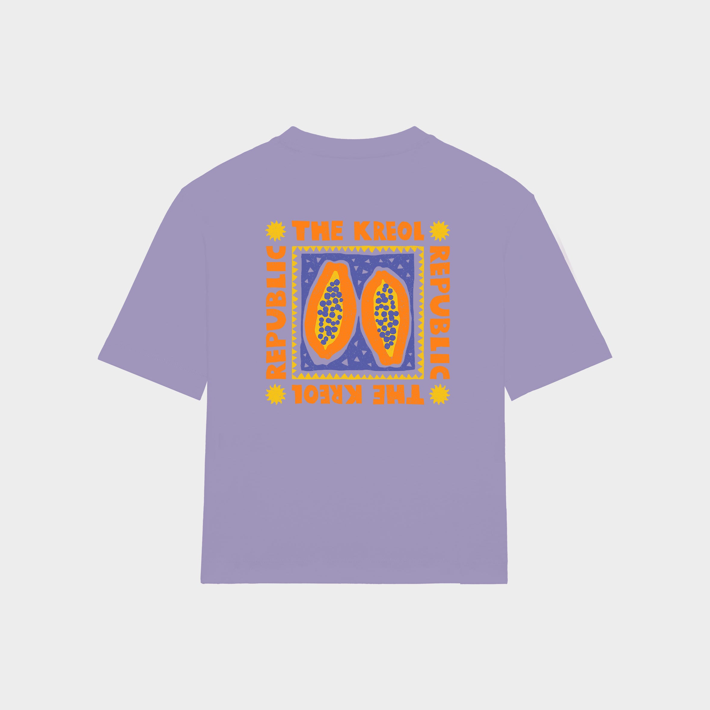 Tee-Shirt Woman PAPAYA SQUARE