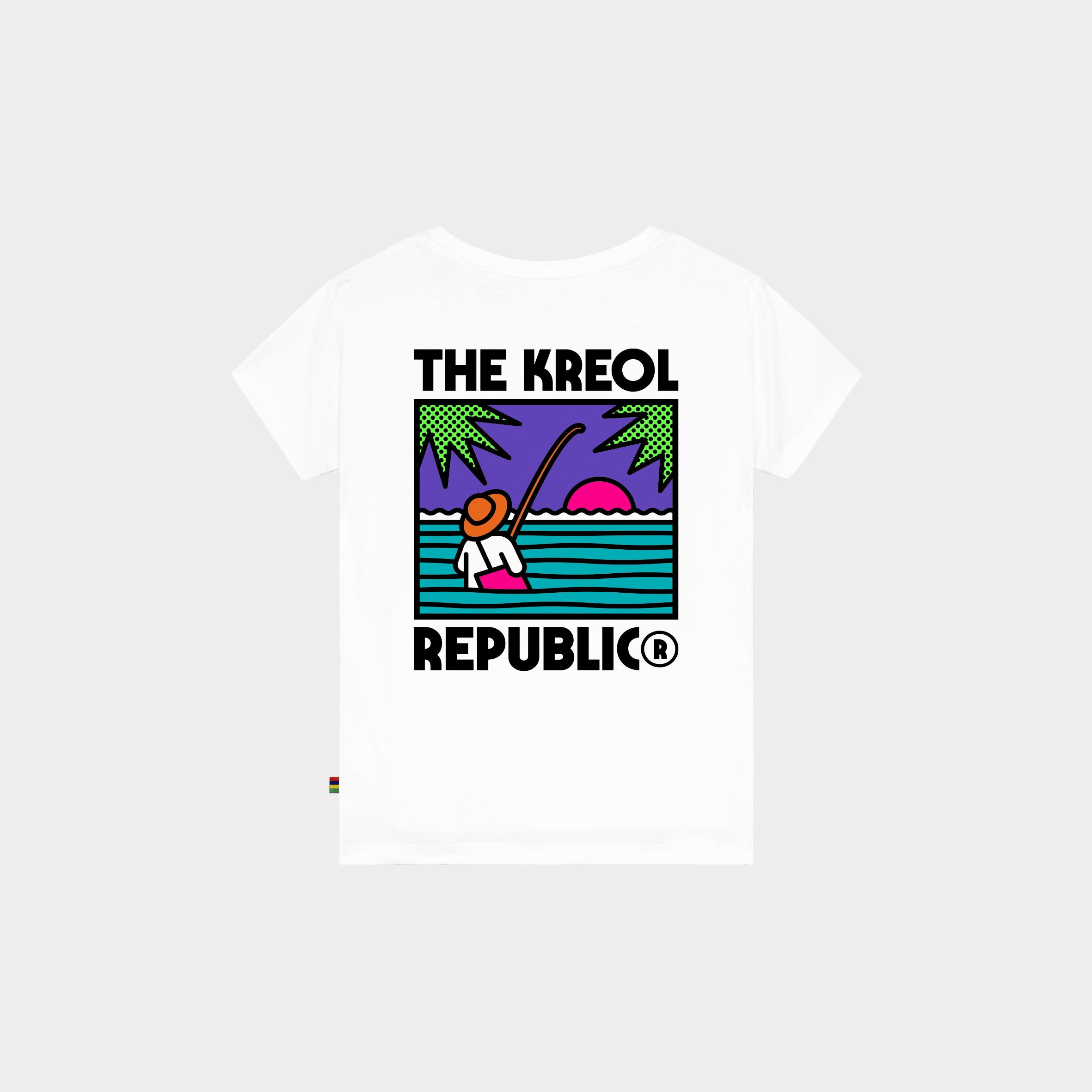 Tee-Shirt Kid FISHER FLUO