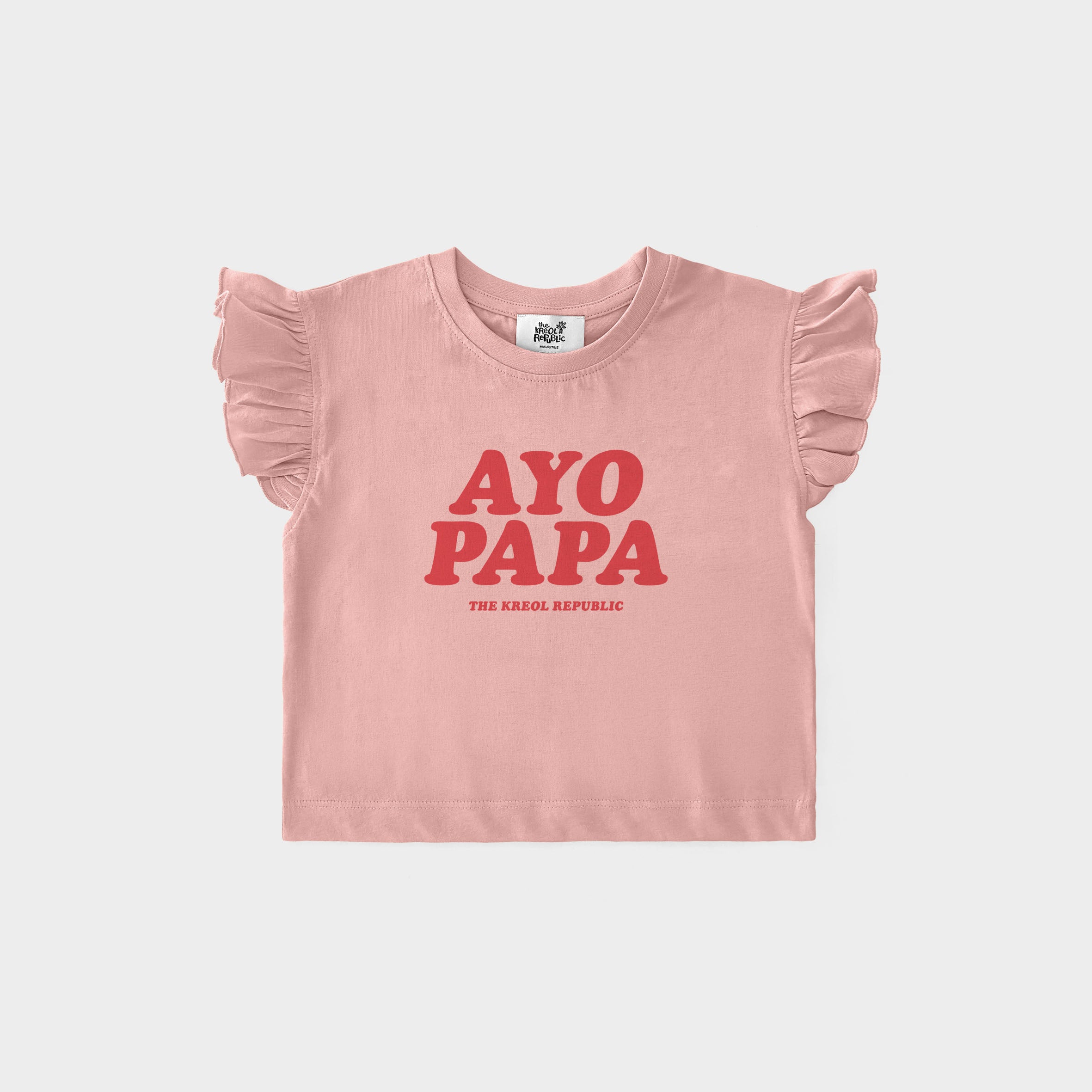 Tee-Shirt Ruffle Girl AYO PAPA