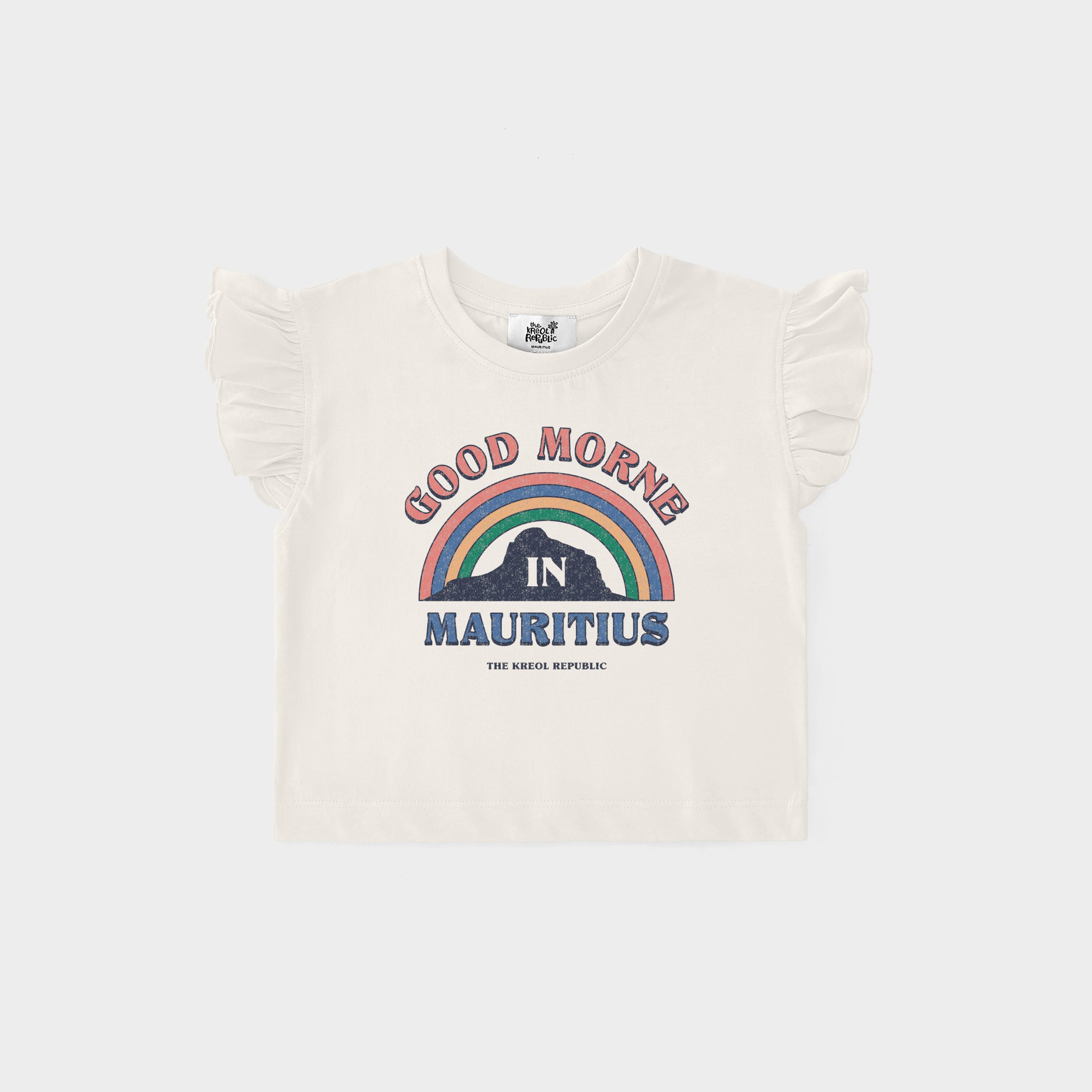 Tee-Shirt Ruffle Girl GOOD MORNE