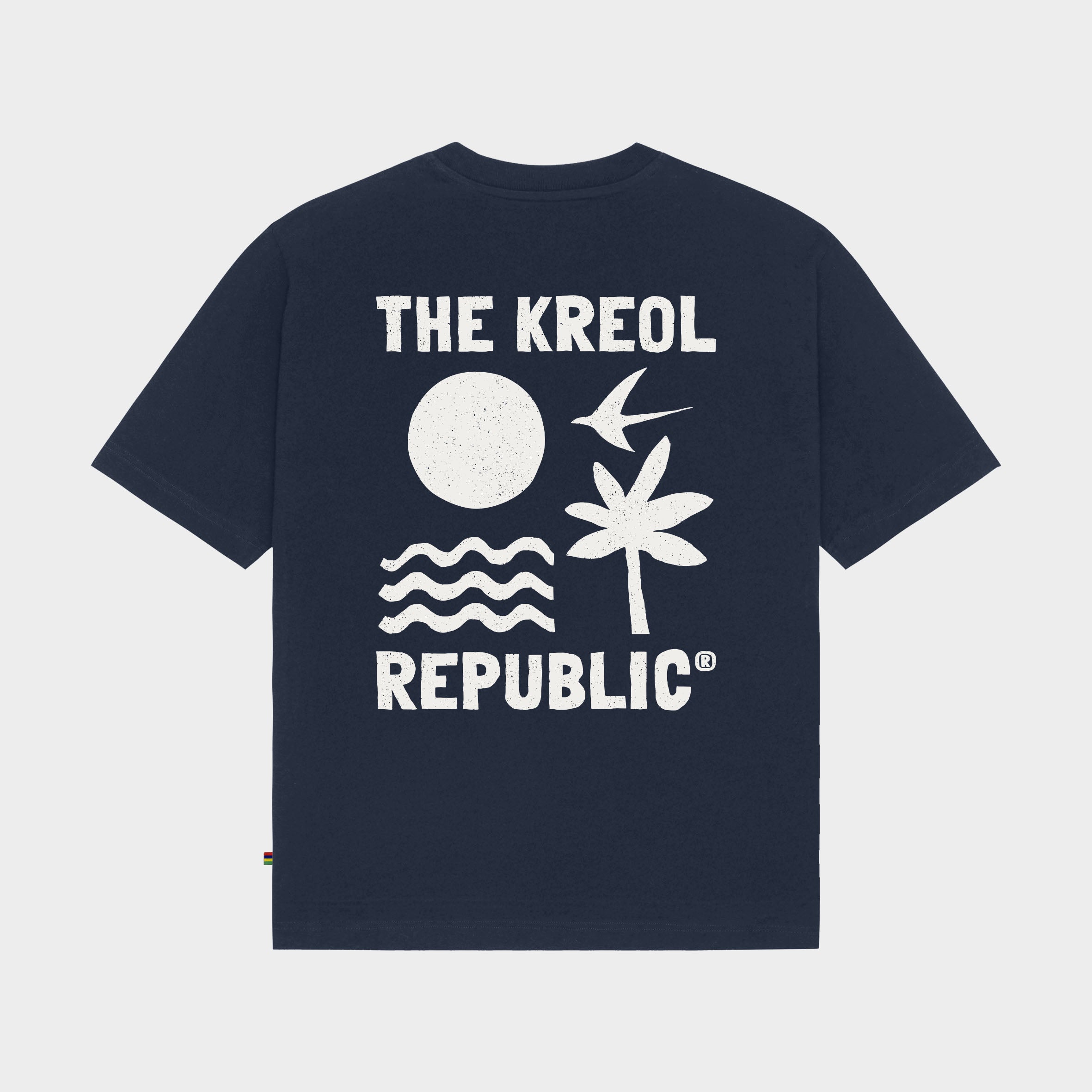 Tee-Shirt Man Oversized BLUE SUNSET