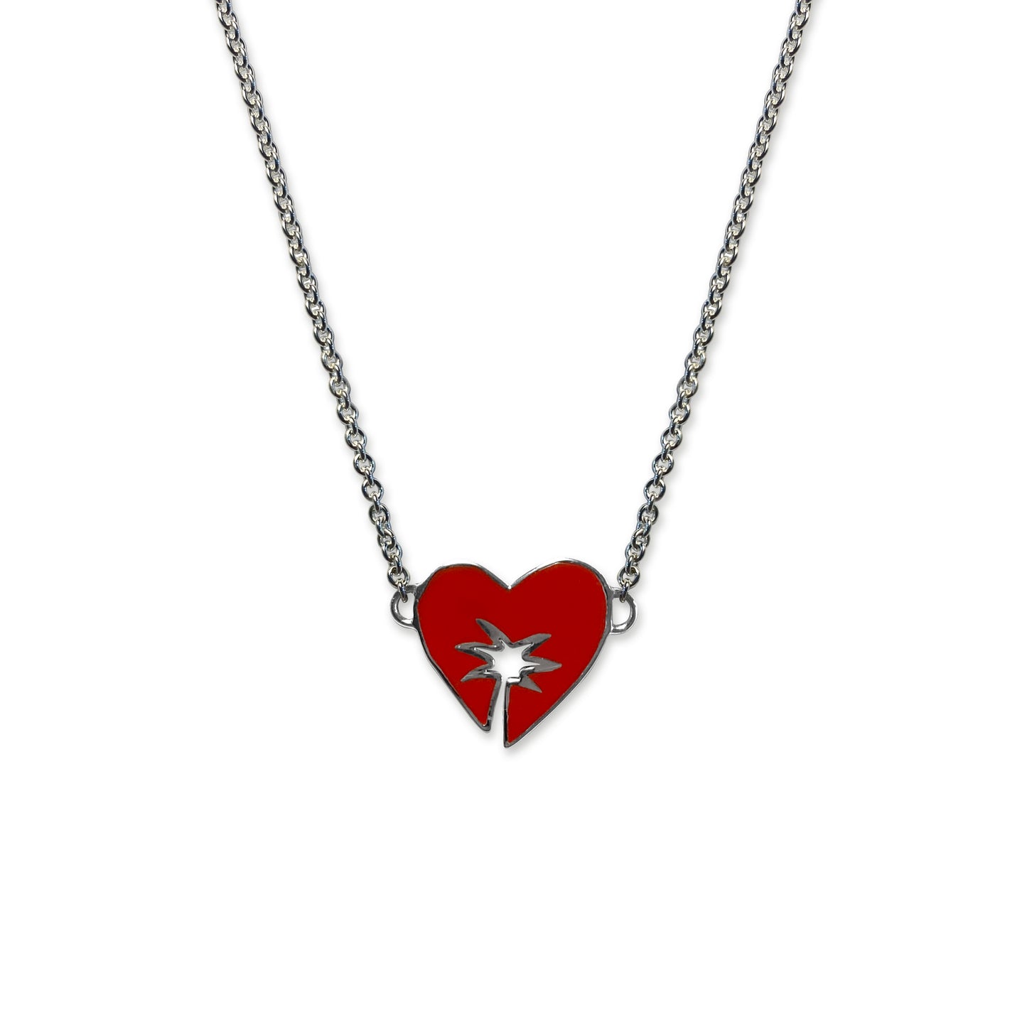 Necklace HEART PALM