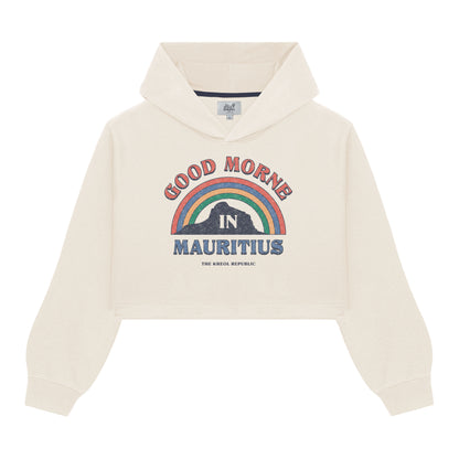 Hoodie Crop Woman GOOD MORNE