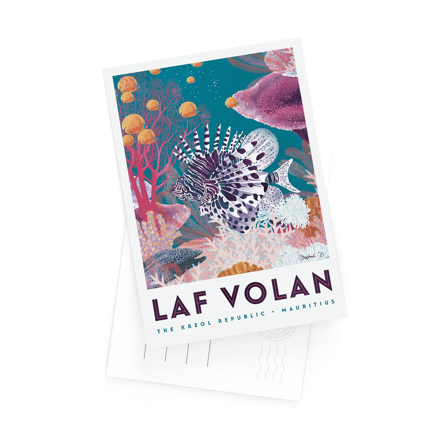 Postcard LAF VOLAN